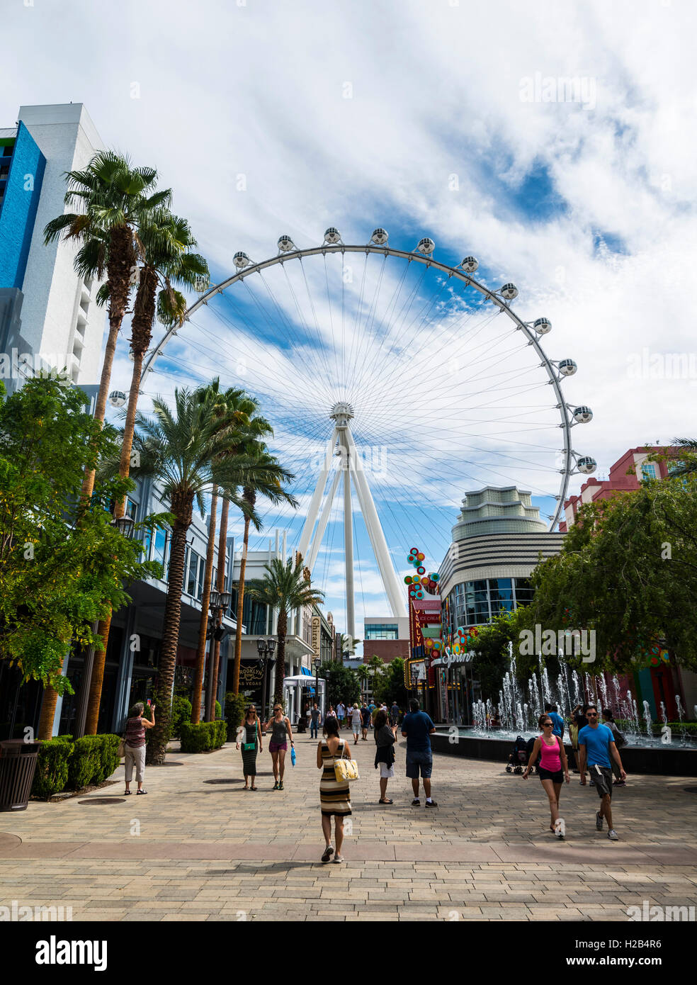 High Roller, Ferris wheel, Las Vegas, Nevada, USA Stock Photo