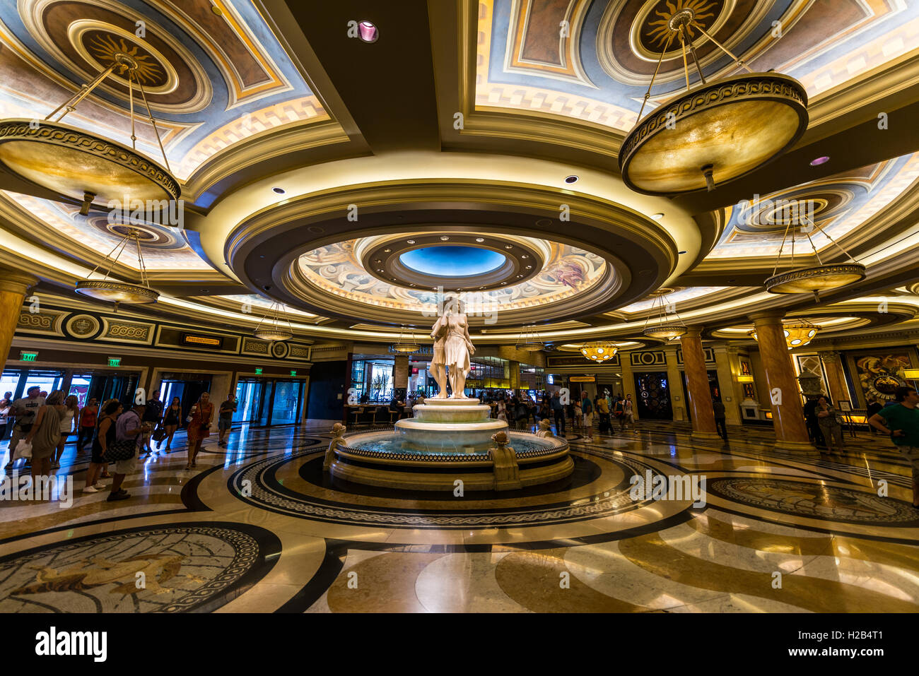 Entrance hall with Roman Statue, Caesars Palace Hotel, Las Vegas