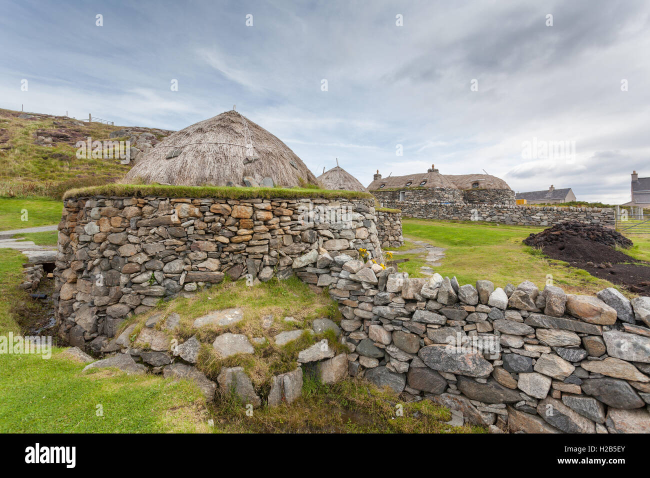 Isle of Lewis, Outer Hebrides, Scotland Garenin Black House Village