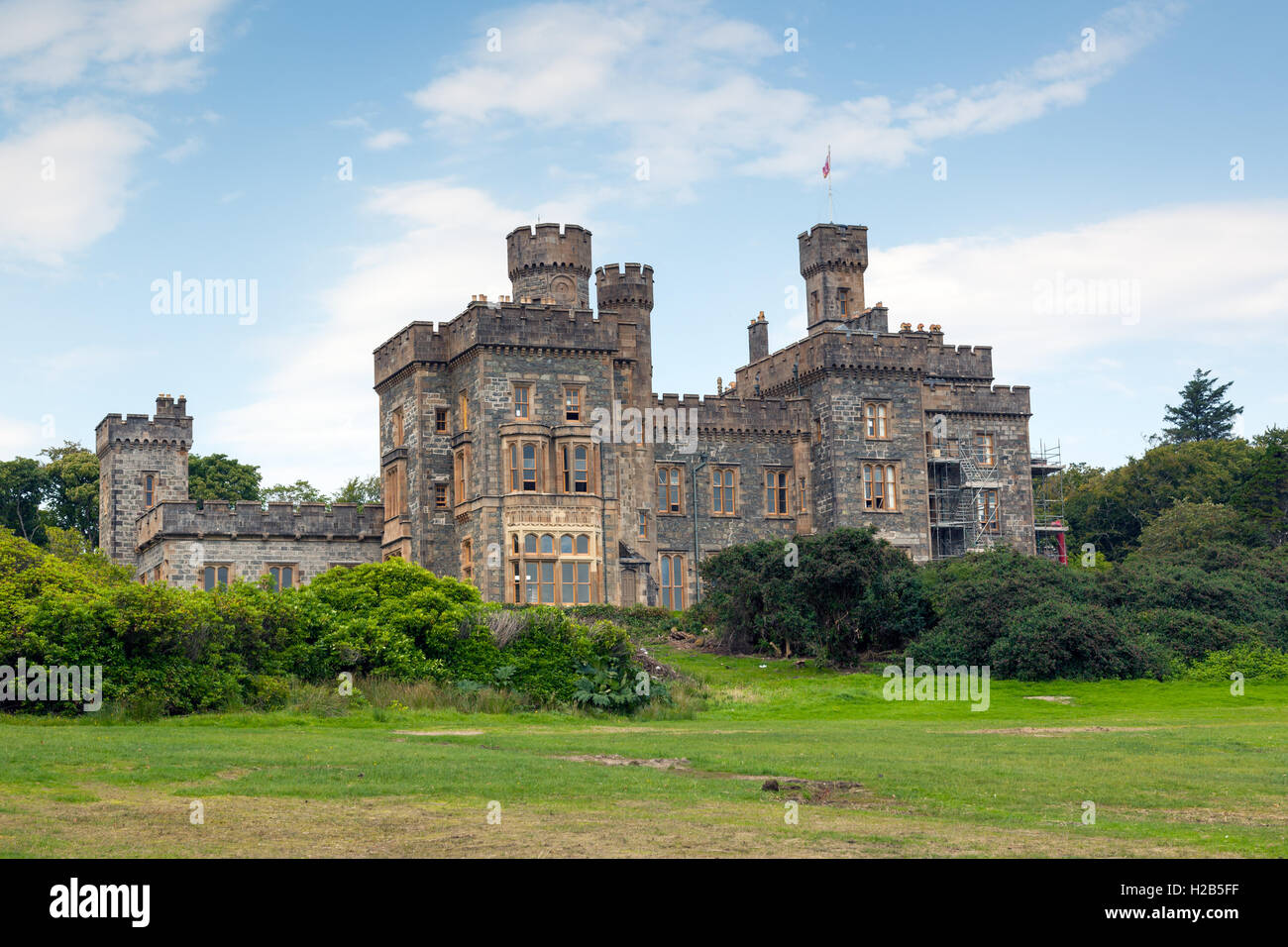 Isle of Lewis, Outer Hebrides, Scotland Lews Castle, Stornoway dating from the Victorian era for Sir James Matheson who had boug Stock Photo
