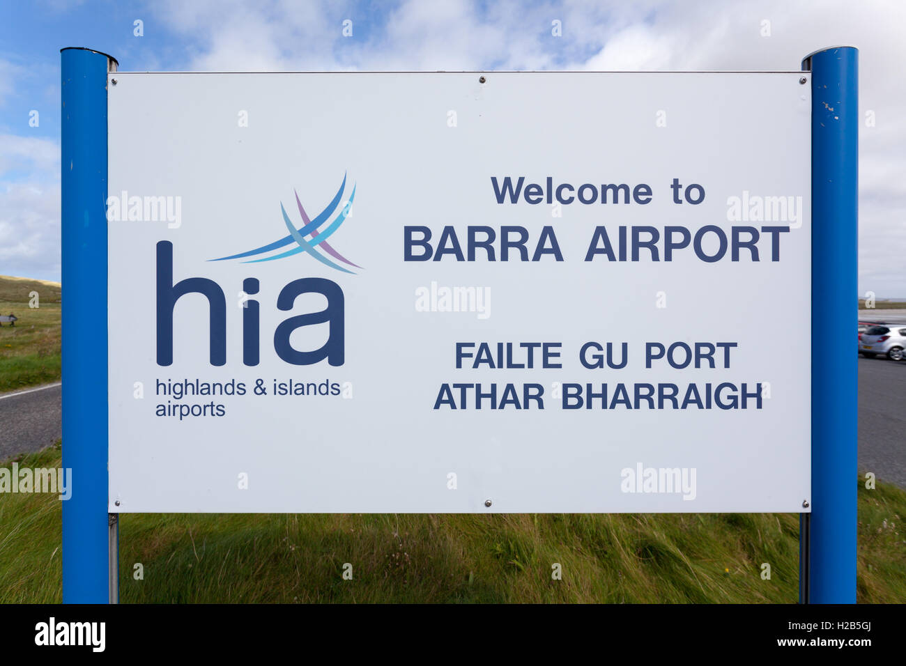 Outer Hebrides, Scotland Barra Airport Stock Photo