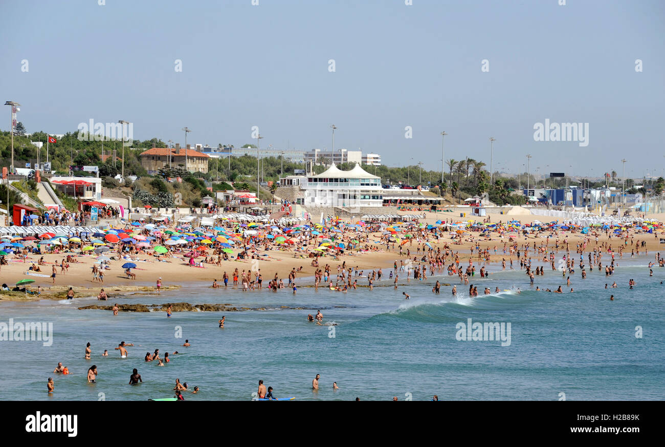 Beach near Estoril, Portugal, Europe Stock Photo