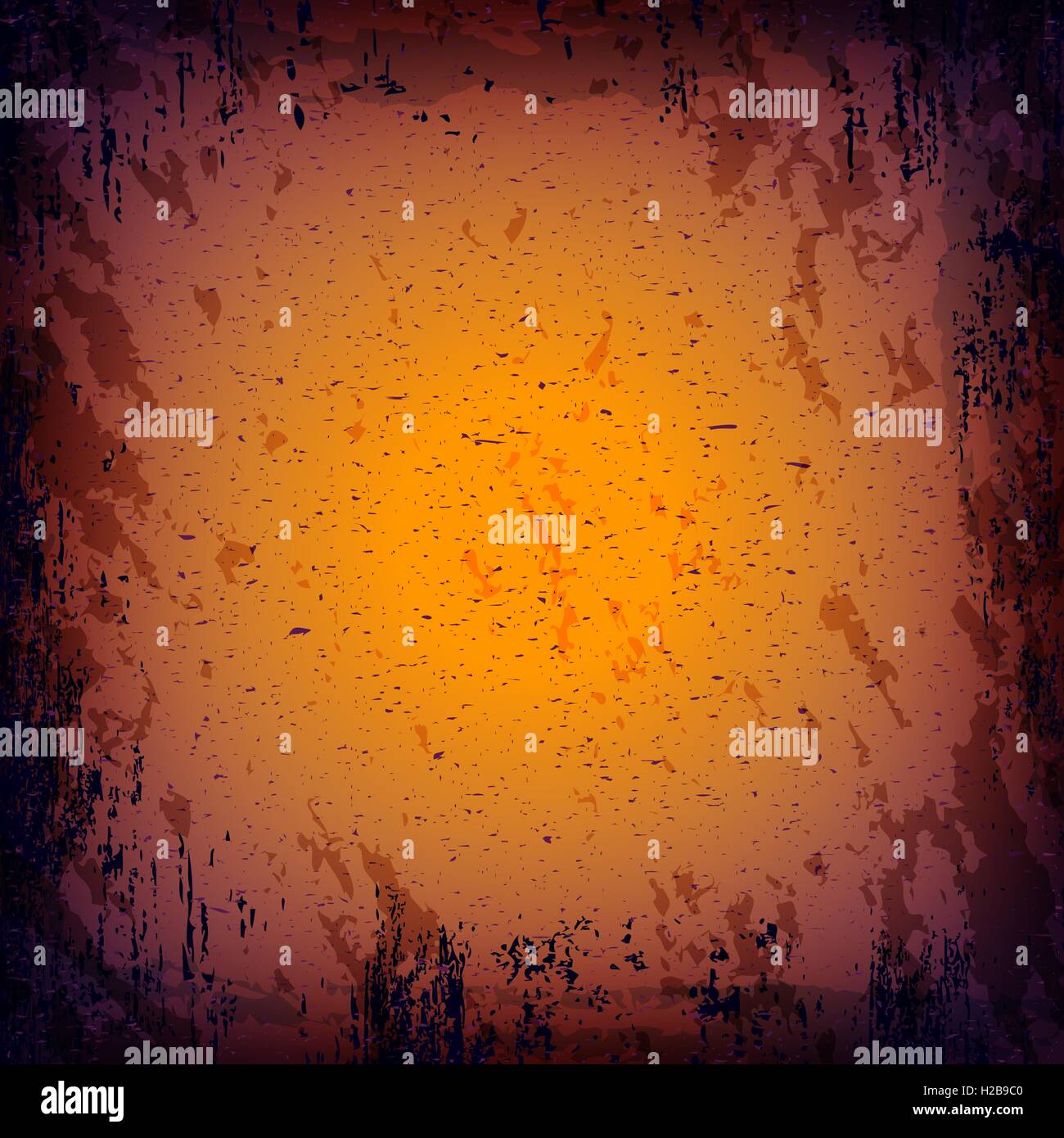 Vector grunge Halloween background - orange and purple Stock Vector ...