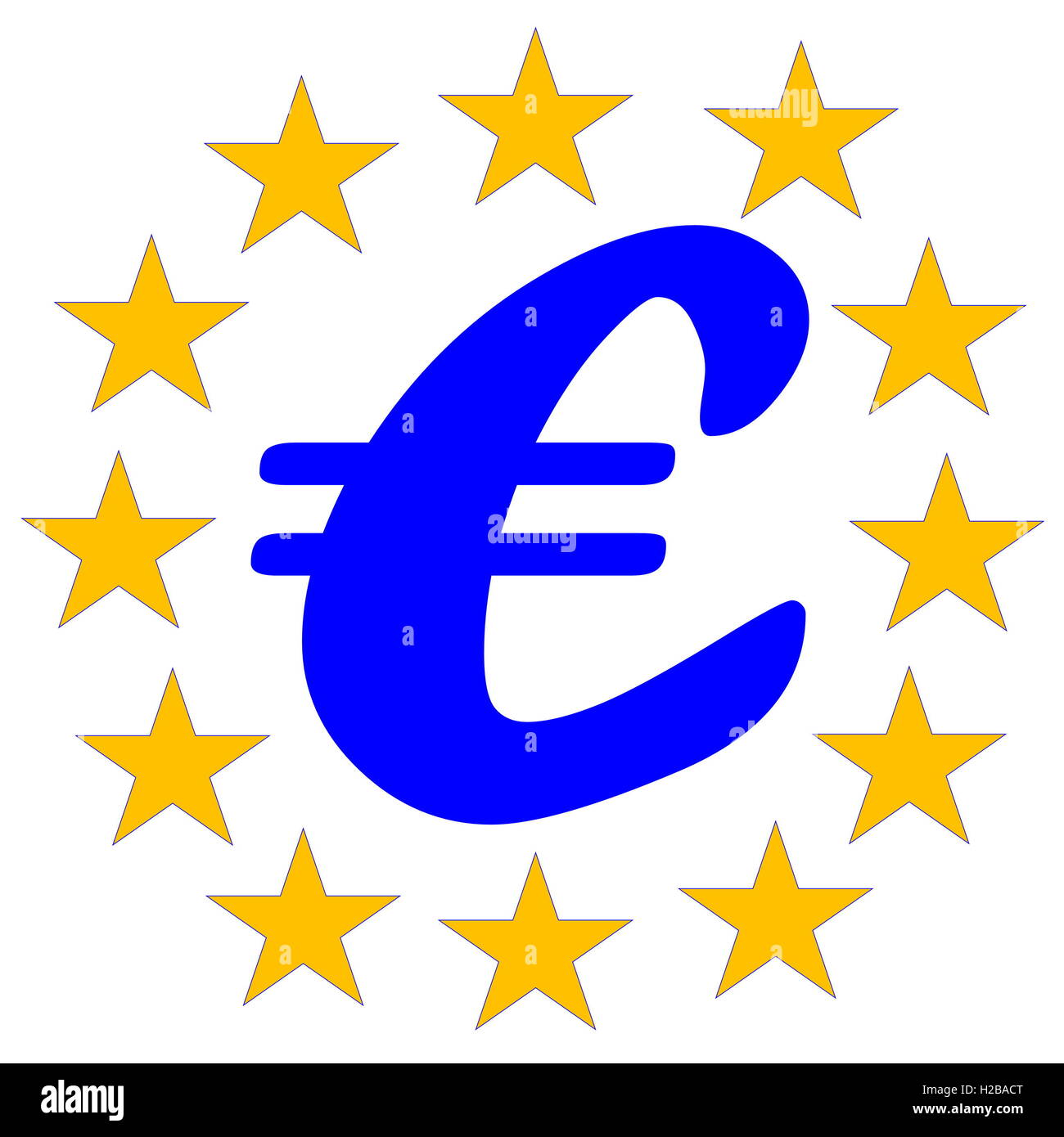 European community symbol Stock Photo