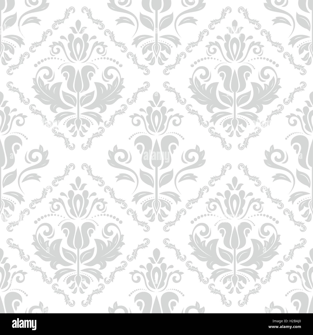 Seamless Damask Vector Background Stock Vector Image & Art - Alamy