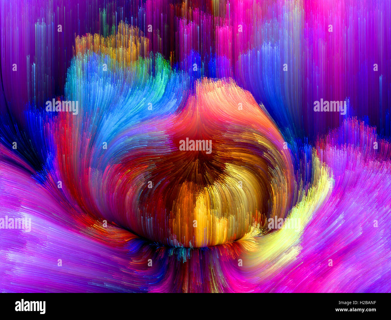 Quickening of Color Stock Photo