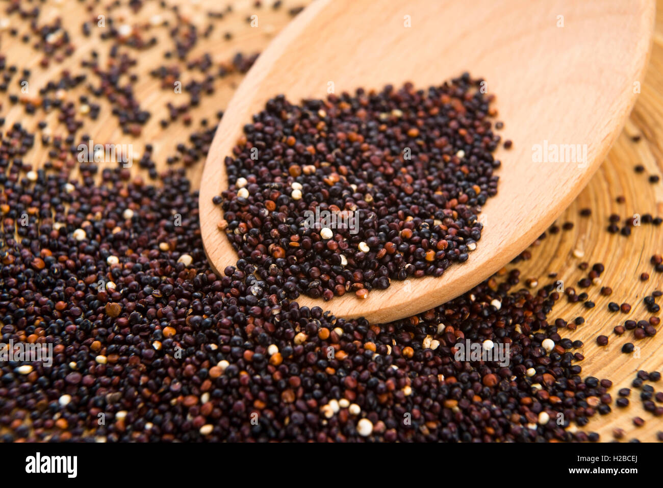 Black Quinoa grain Stock Photo Alamy