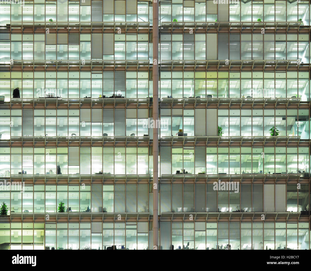 Building exterior at night Stock Photo - Alamy