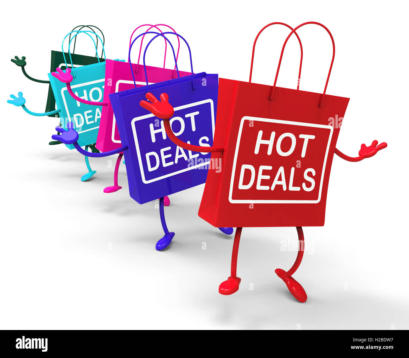 Hot deals bags hi-res stock photography and images - Alamy