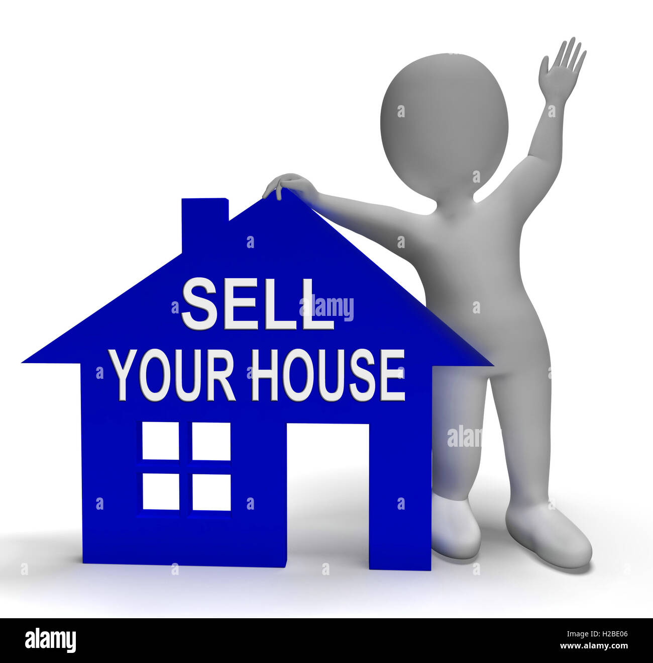 Putting your house on the market hires stock photography and images