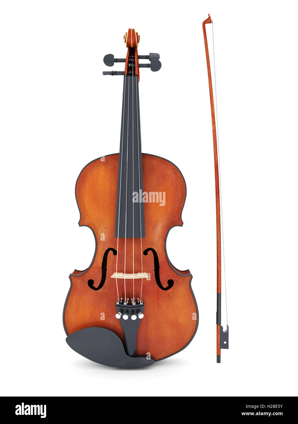 beautiful violin Stock Photo