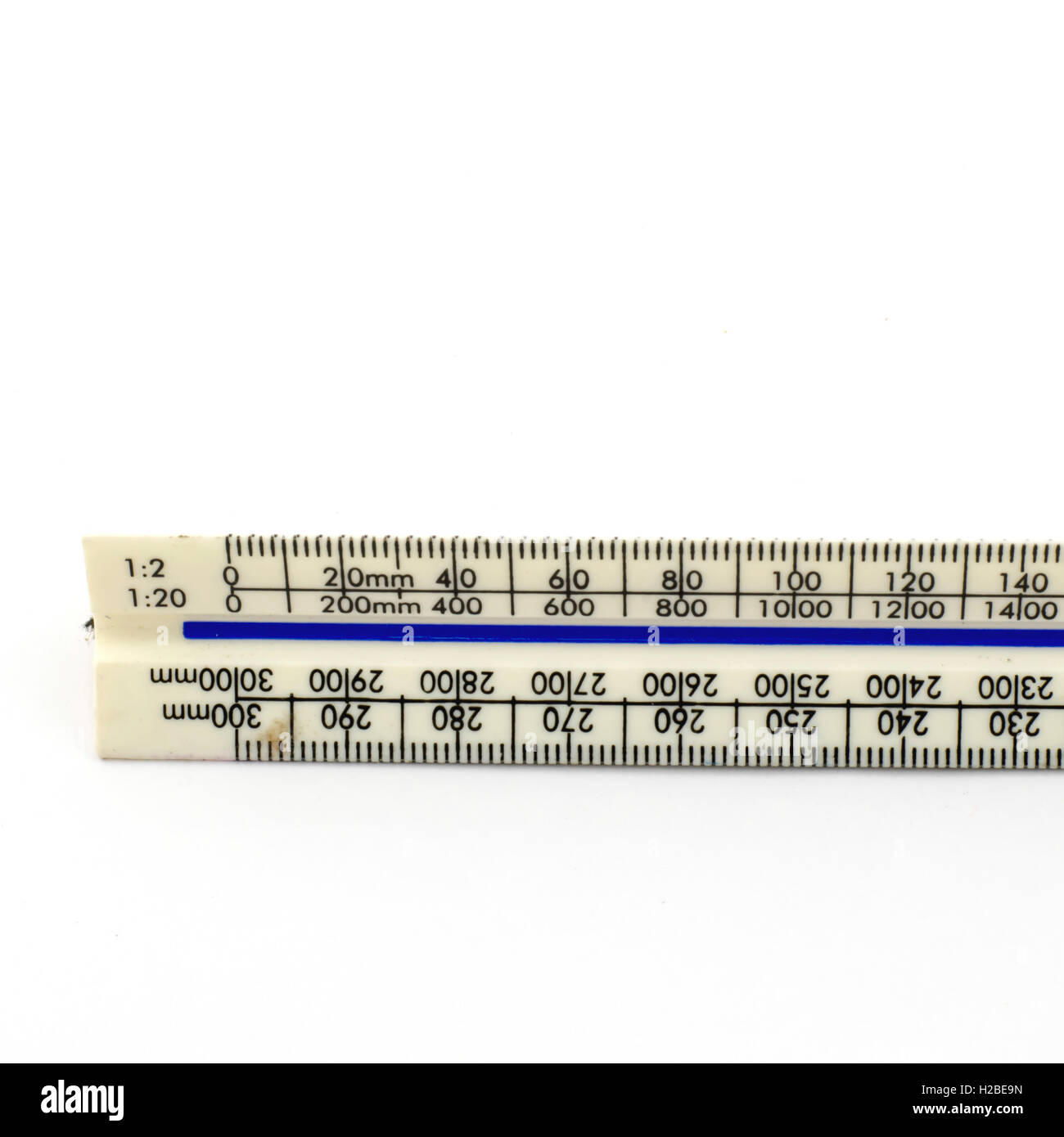 ruler isolated on white Stock Photo - Alamy
