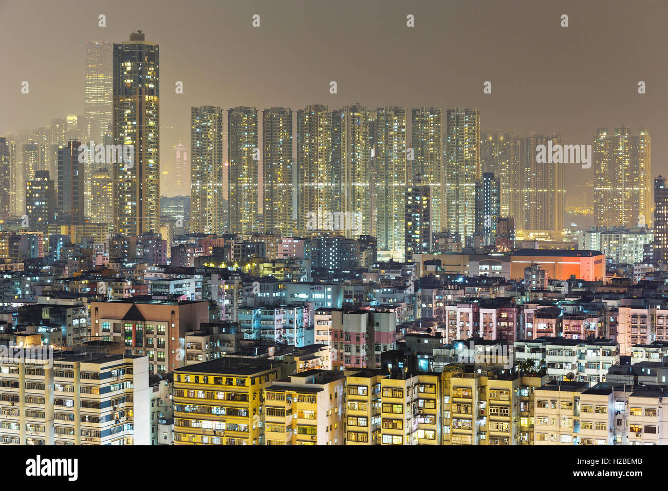 Cityscape in Hong Kong Stock Photo - Alamy