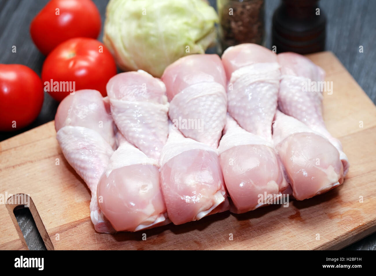 Chicken Legs Cooking Stock Photo - Alamy