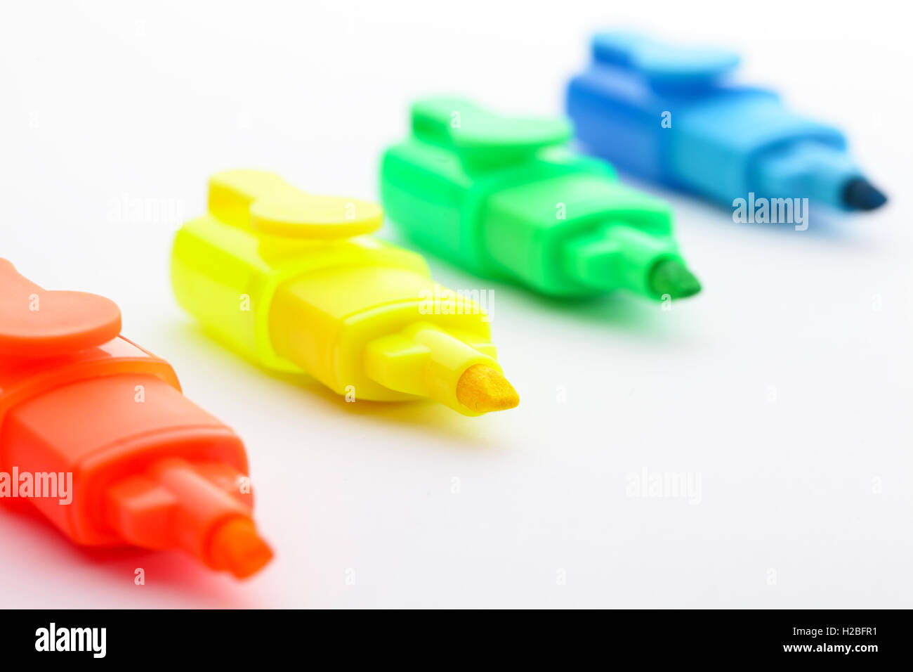 Fluorescent marker Stock Photo