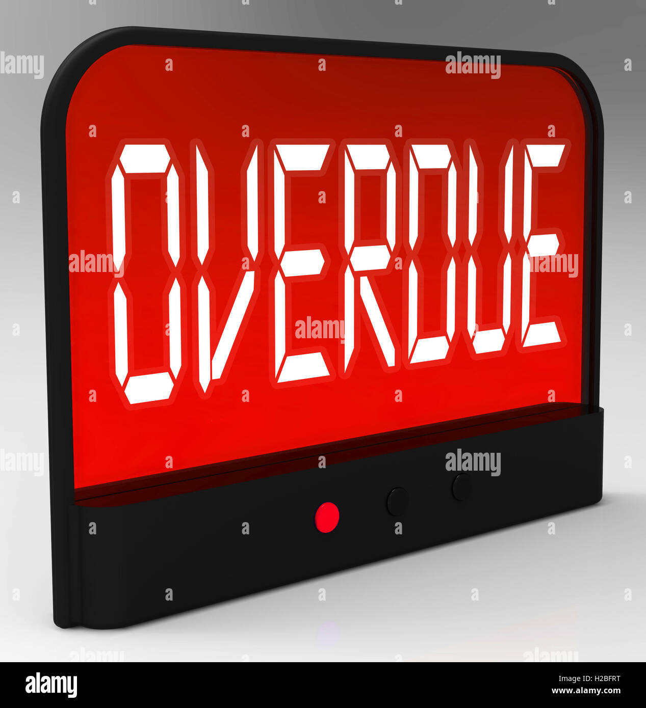 Schedule overdue hi-res stock photography and images - Alamy