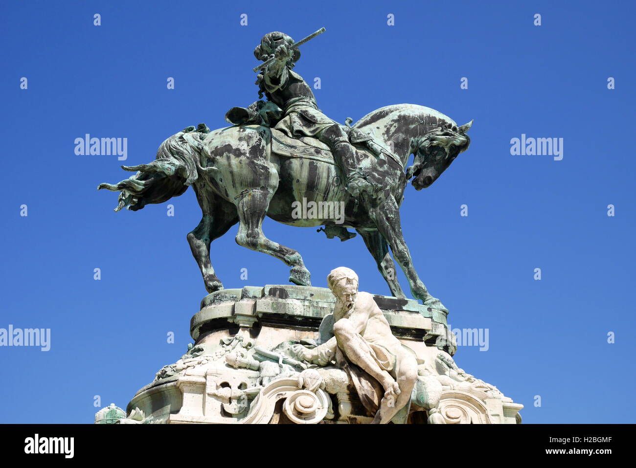 Statue of Prince Eugene of Savoy outside the Royal Palace, Castle