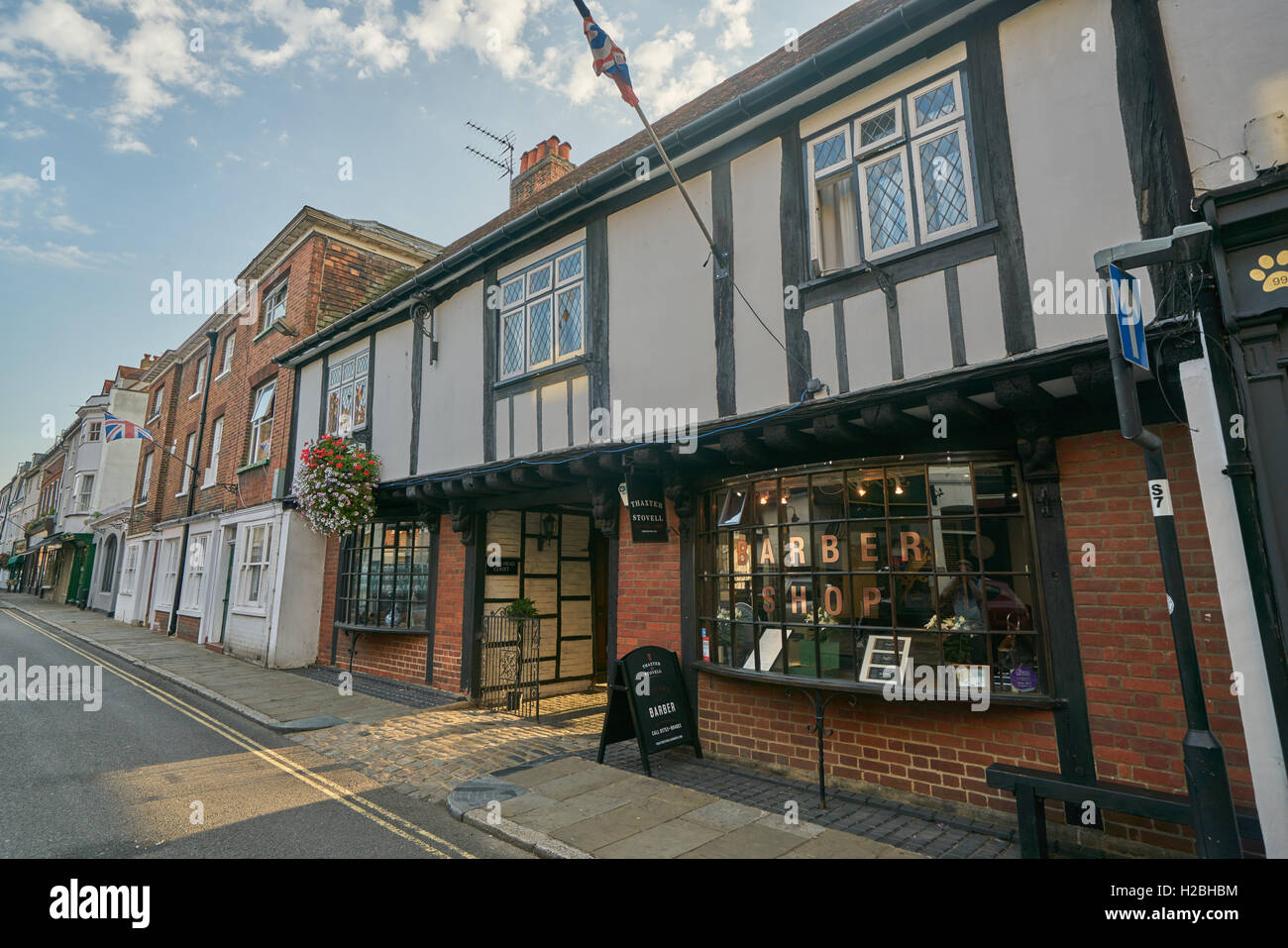 Eton barber shop Stock Photo Alamy