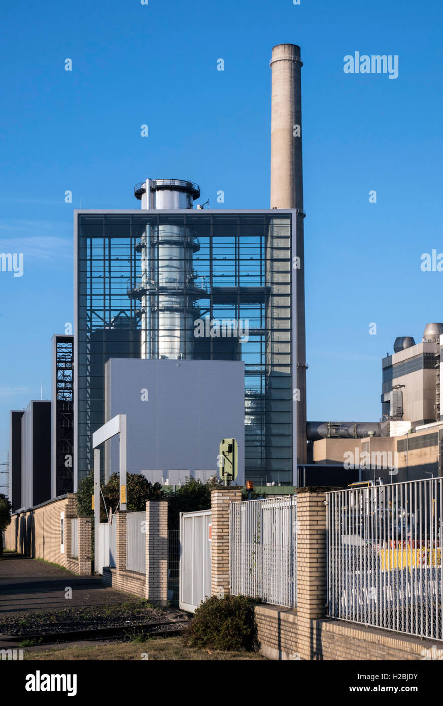Power station Lausward, natural gas fired power plant Stock Photo - Alamy