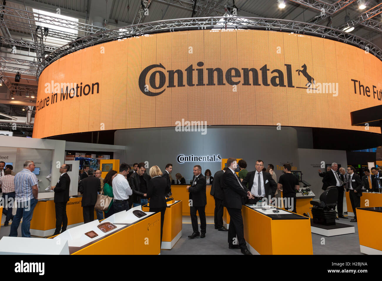 Continental company booth at the IAA 2016 Stock Photo Alamy