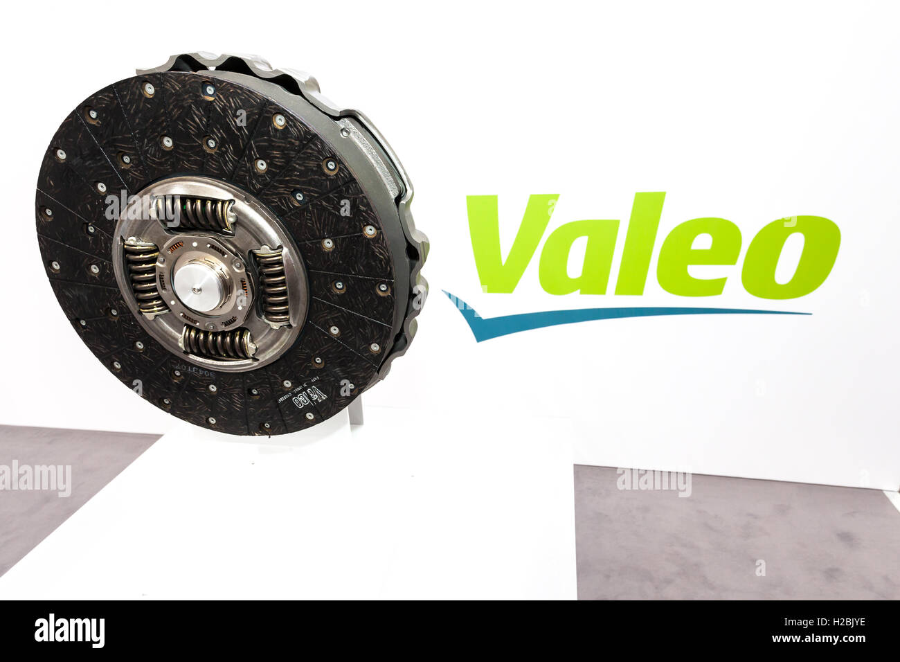 Clutch of the french automotive supplier company Valeo Stock Photo