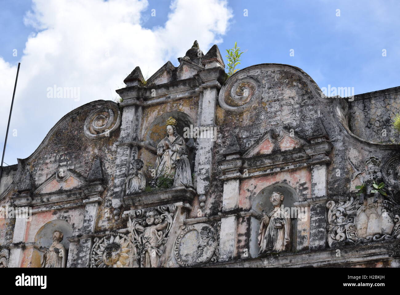 Catolic ruins in Antigua, Guatemala Stock Photo