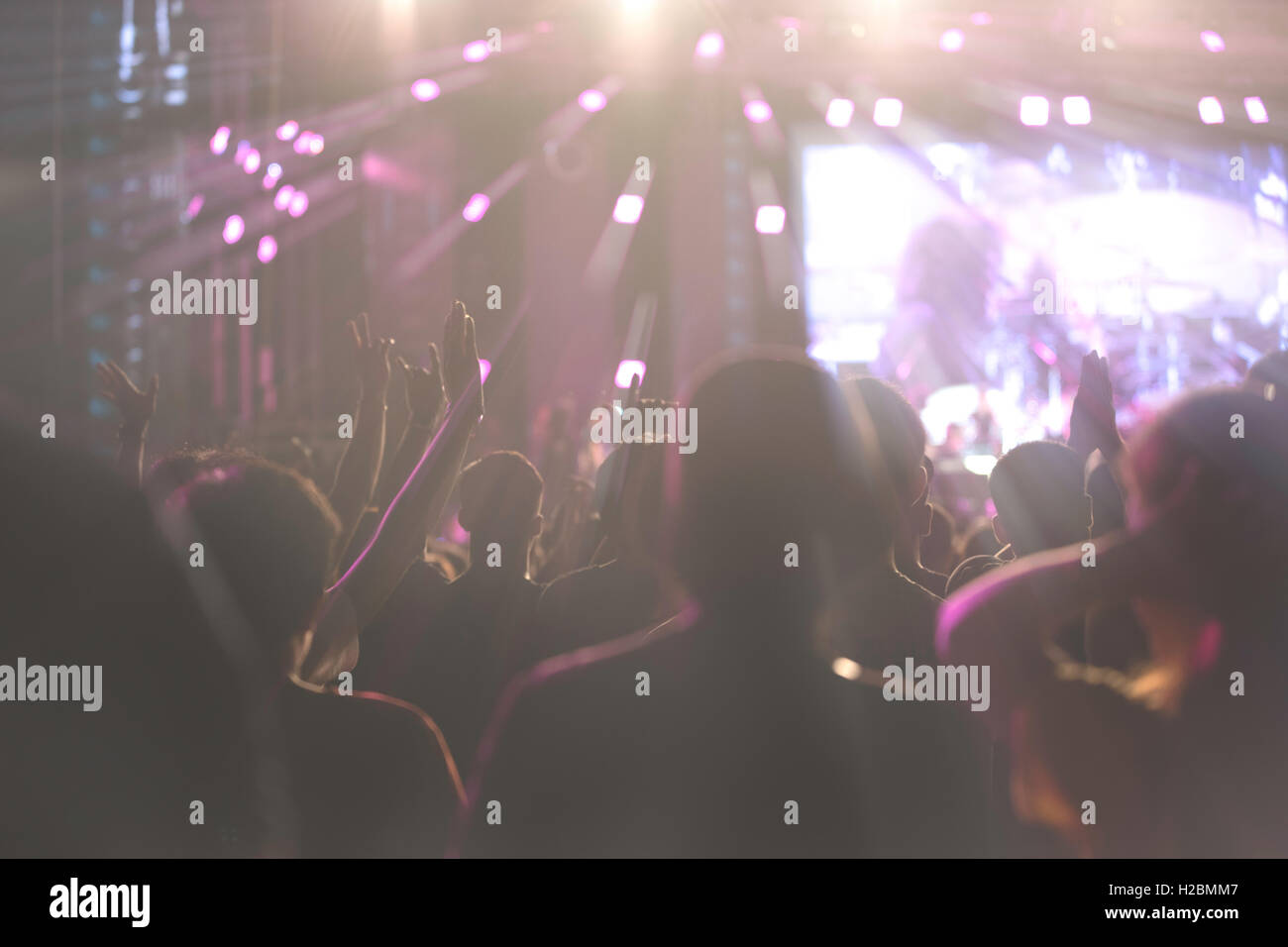 Live concert crowd hi-res stock photography and images - Alamy