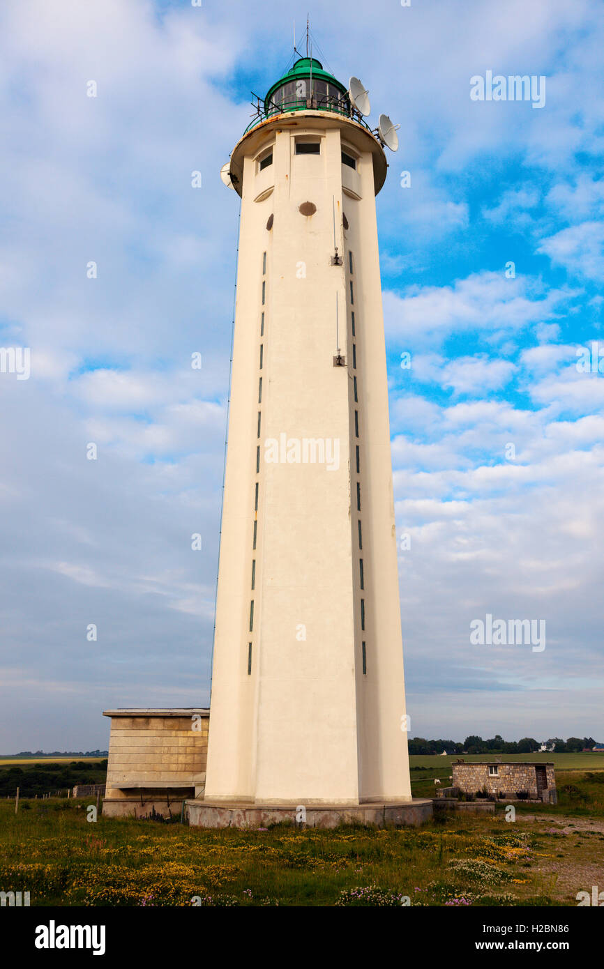 D'Antifer Lighthouse. La Poterie-Cap-d'Antifer, Normandy, France Stock ...