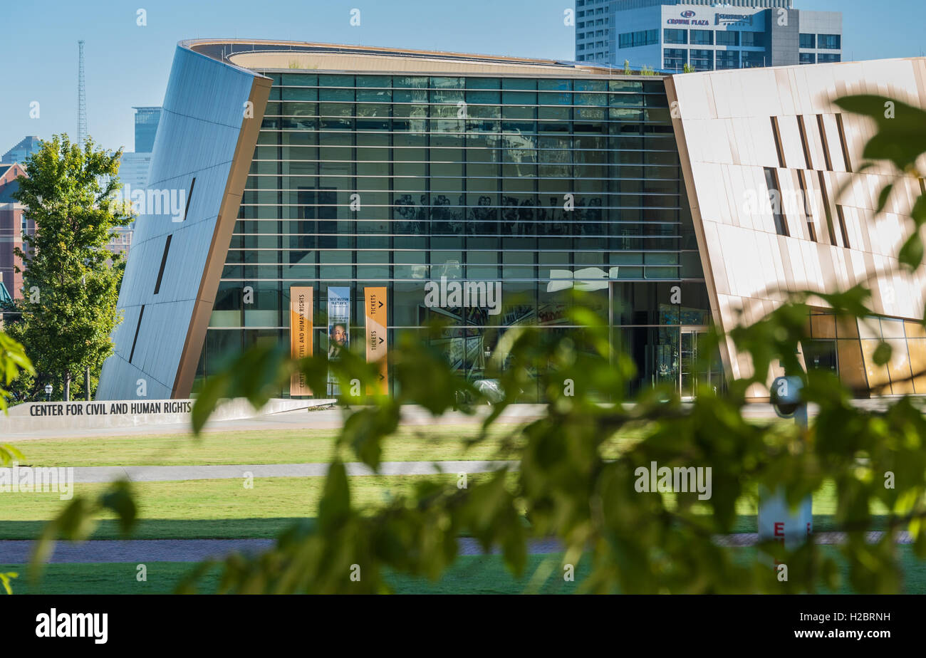 The Center for Civil and Human Rights in downtown Atlanta, USA