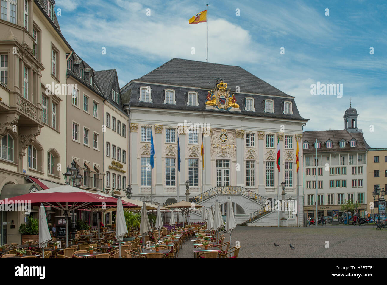 Alte Rathaus, Marktplatz, Bonn, North Rhine Westphalia, Germany Stock Photo