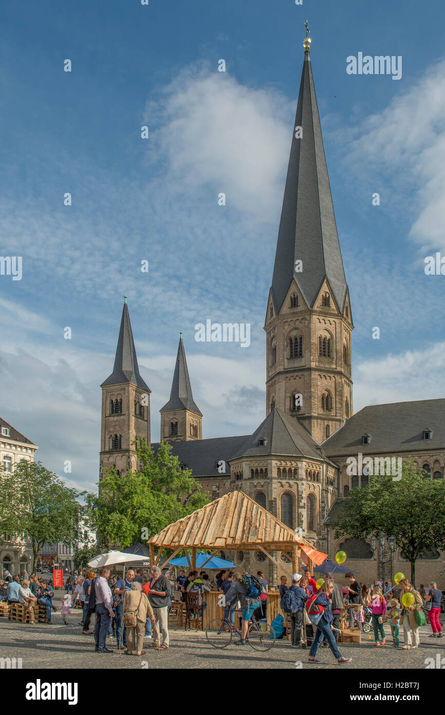 The Cathedral, Bonn, North Rhine Westphalia, Germany Stock Photo