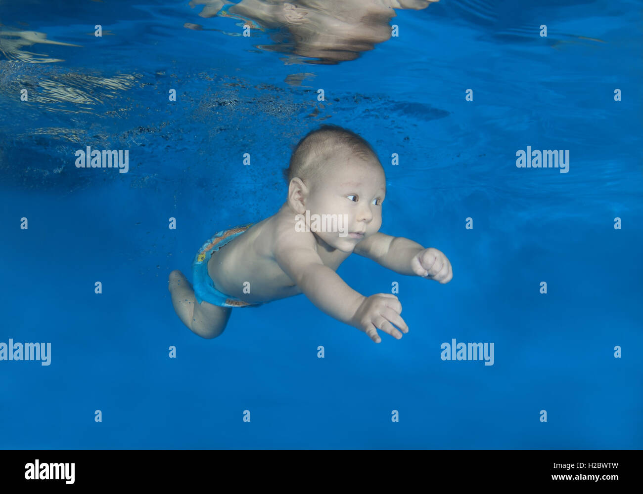 infant boy swim
