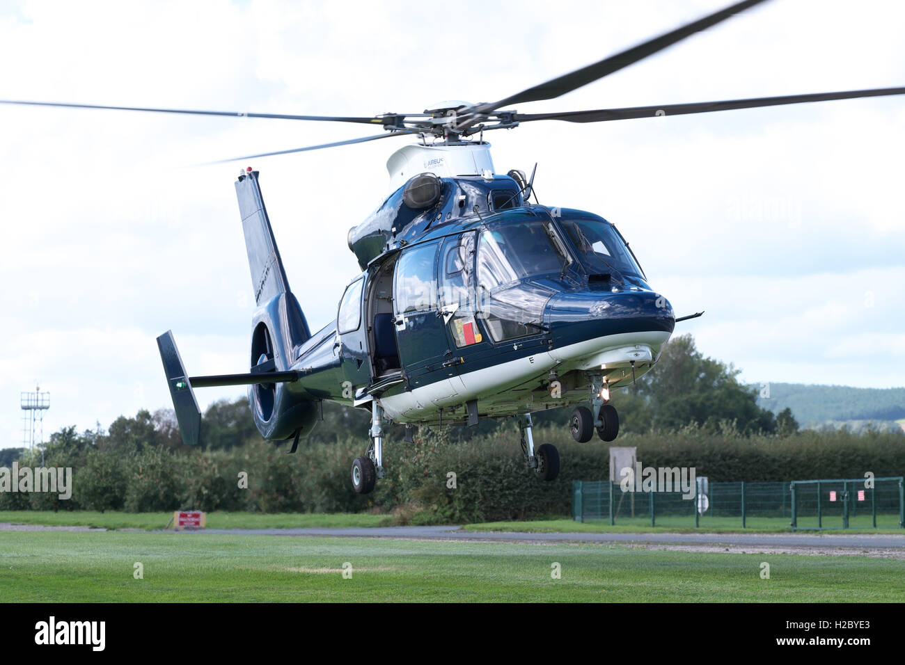 SAS 22 SAS Dauphin helicopter based at Credenhill, Hereford, Herefordshire, UK Stock Photo