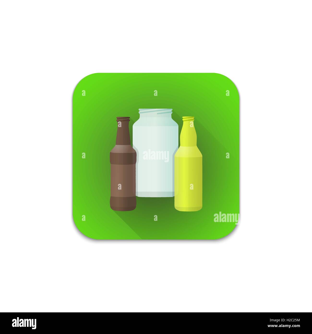 Alcohol bottles recycling Stock Vector Images Alamy