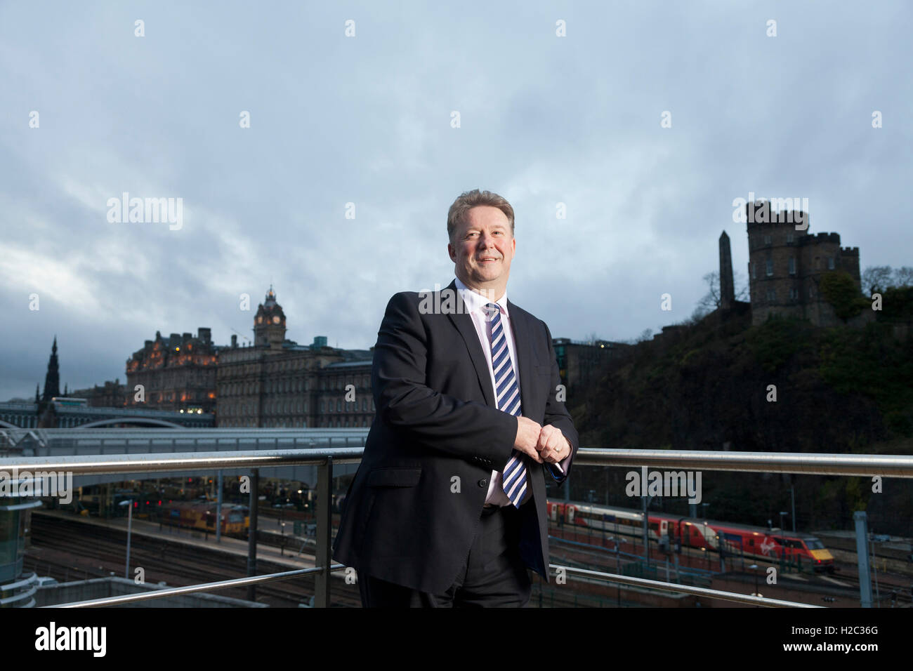 Andrew Kerr, Chief Executive, The City of Edinburgh Council. Edinburgh, Feb 2016 Stock Photo