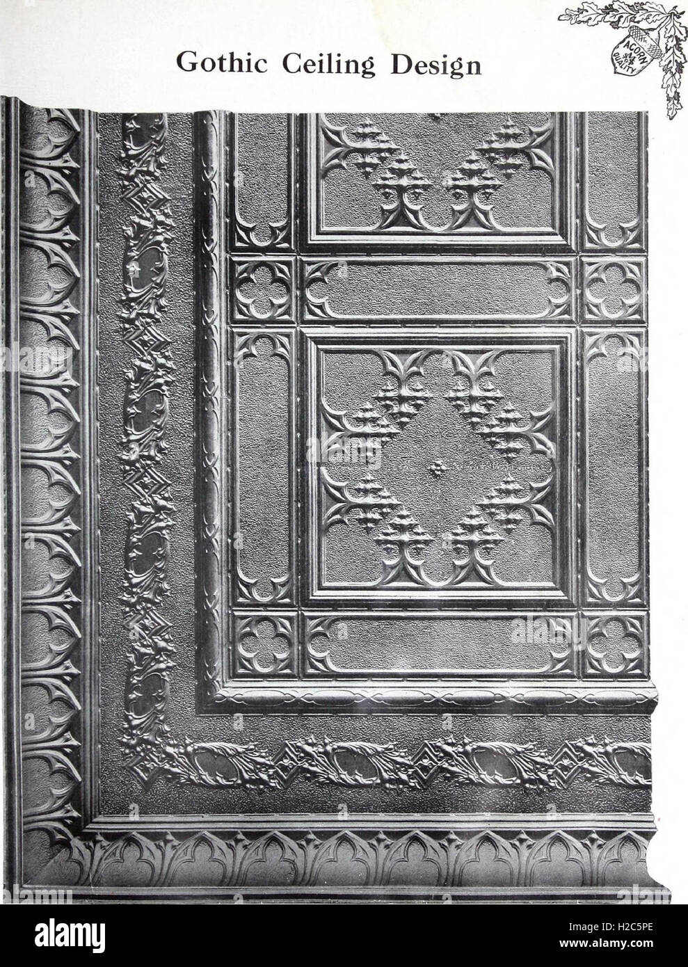 Ceilings And Side Walls Catalogue No 60 1900 1 Stock Photo