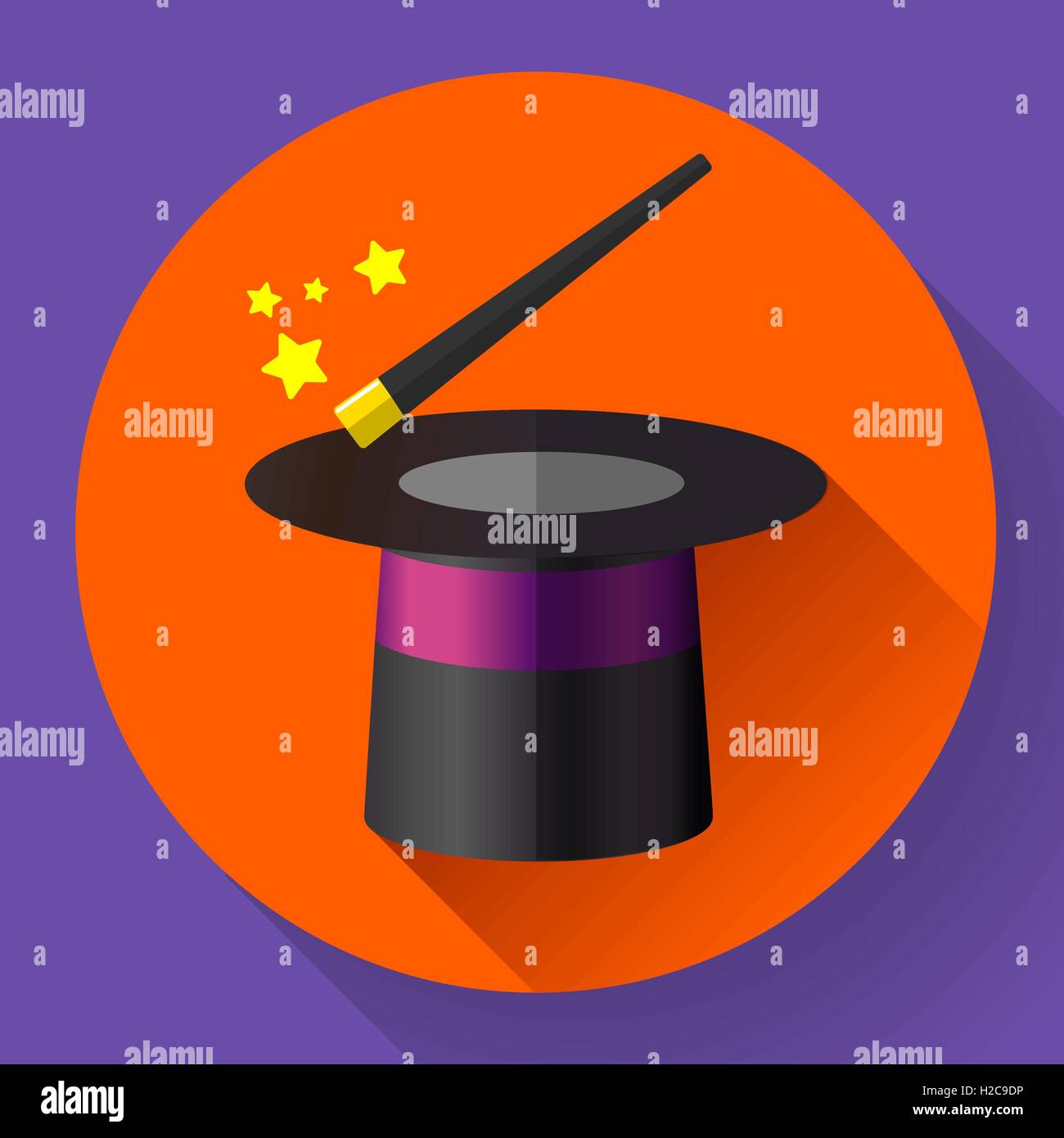 Magic hat with some magic floating around Stock Vector Image & Art Alamy