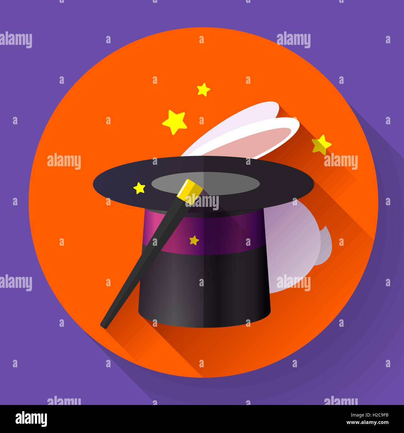 Rabbit and magic hat Stock Vector Image & Art Alamy
