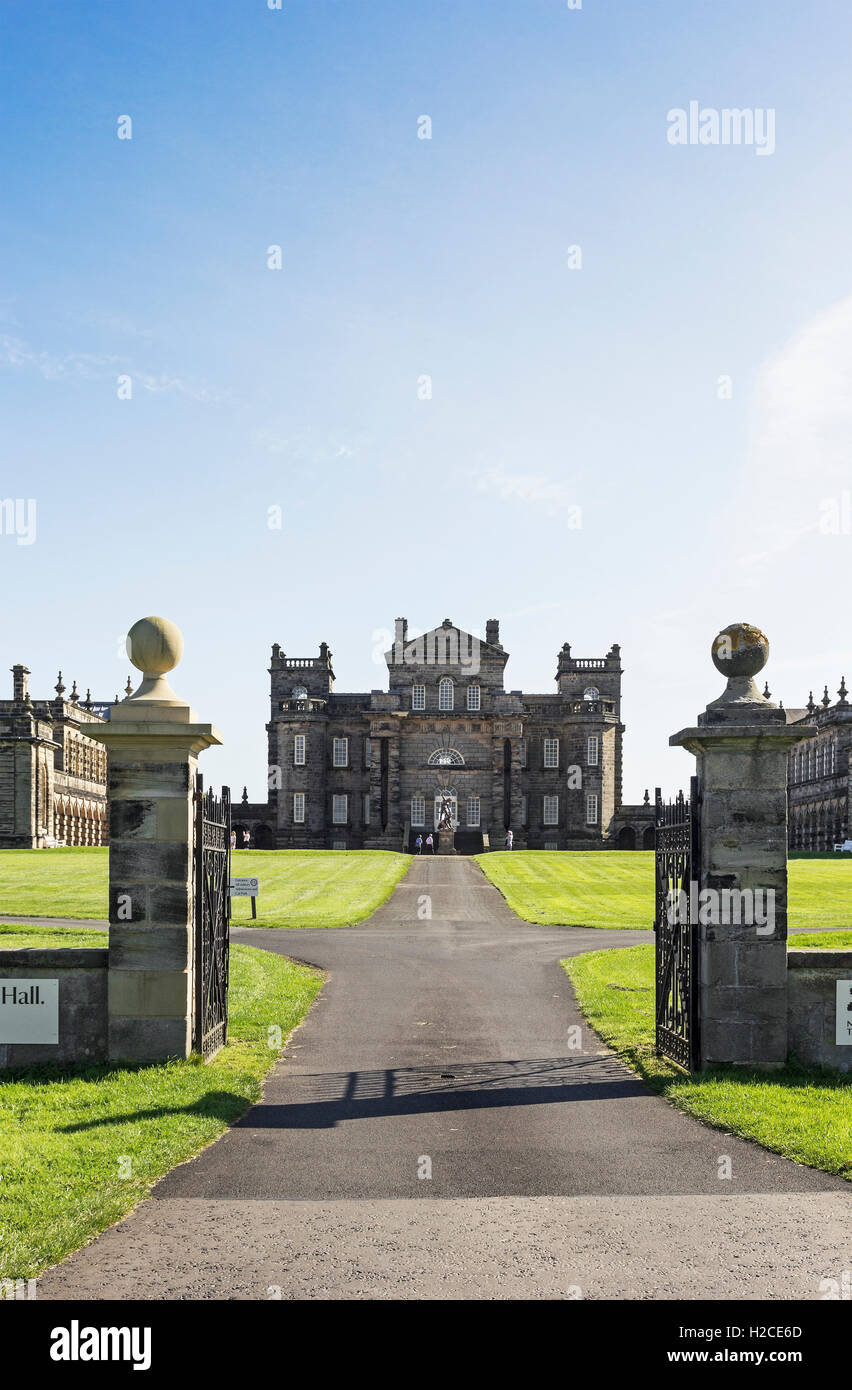 Seaton Delaval Hall, a National trust property shot from a public road