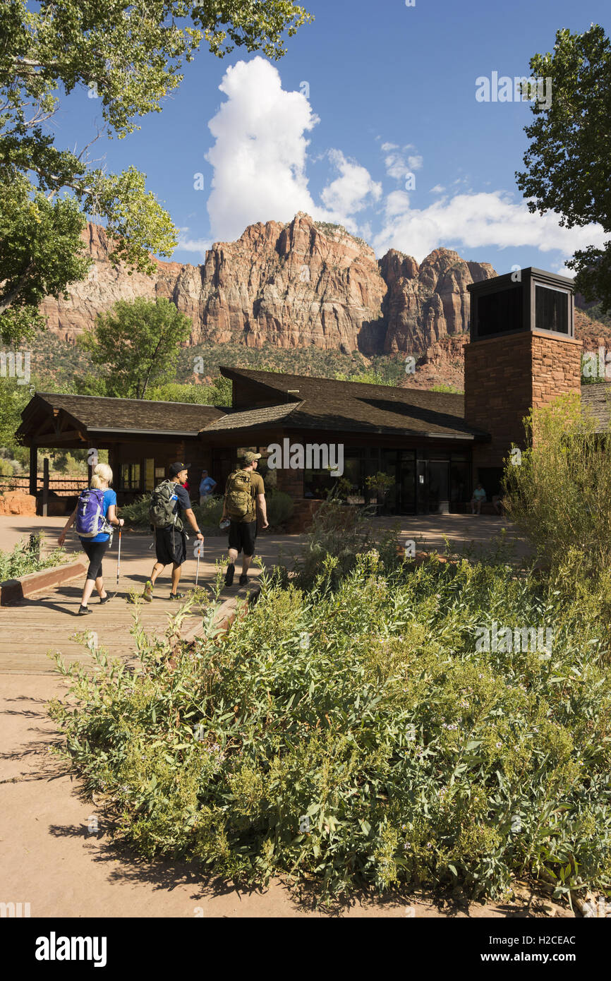Utah, Zion National Park, Visitor Center Stock Photo Alamy