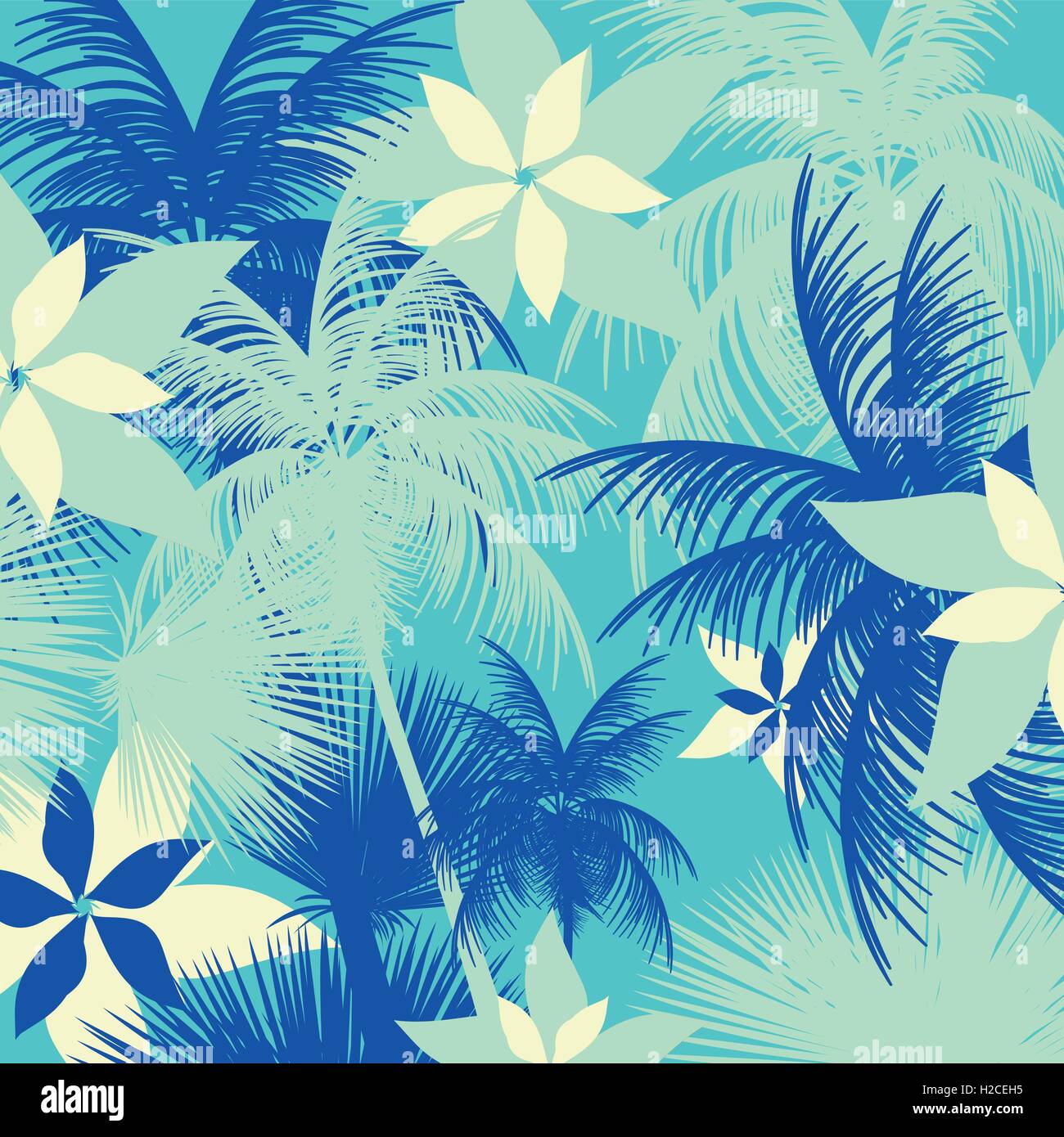 Tropical flower vector vectors hi-res stock photography and images - Alamy