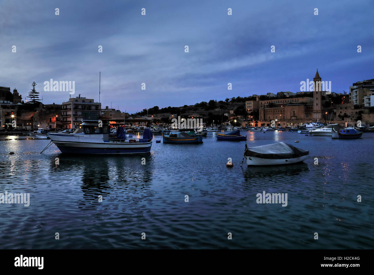Marsaskala, Valletta, Malta Stock Photo
