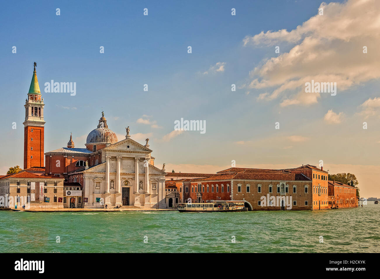 The Church Of  San Giorgio di Maggiore Venice Italy Stock Photo