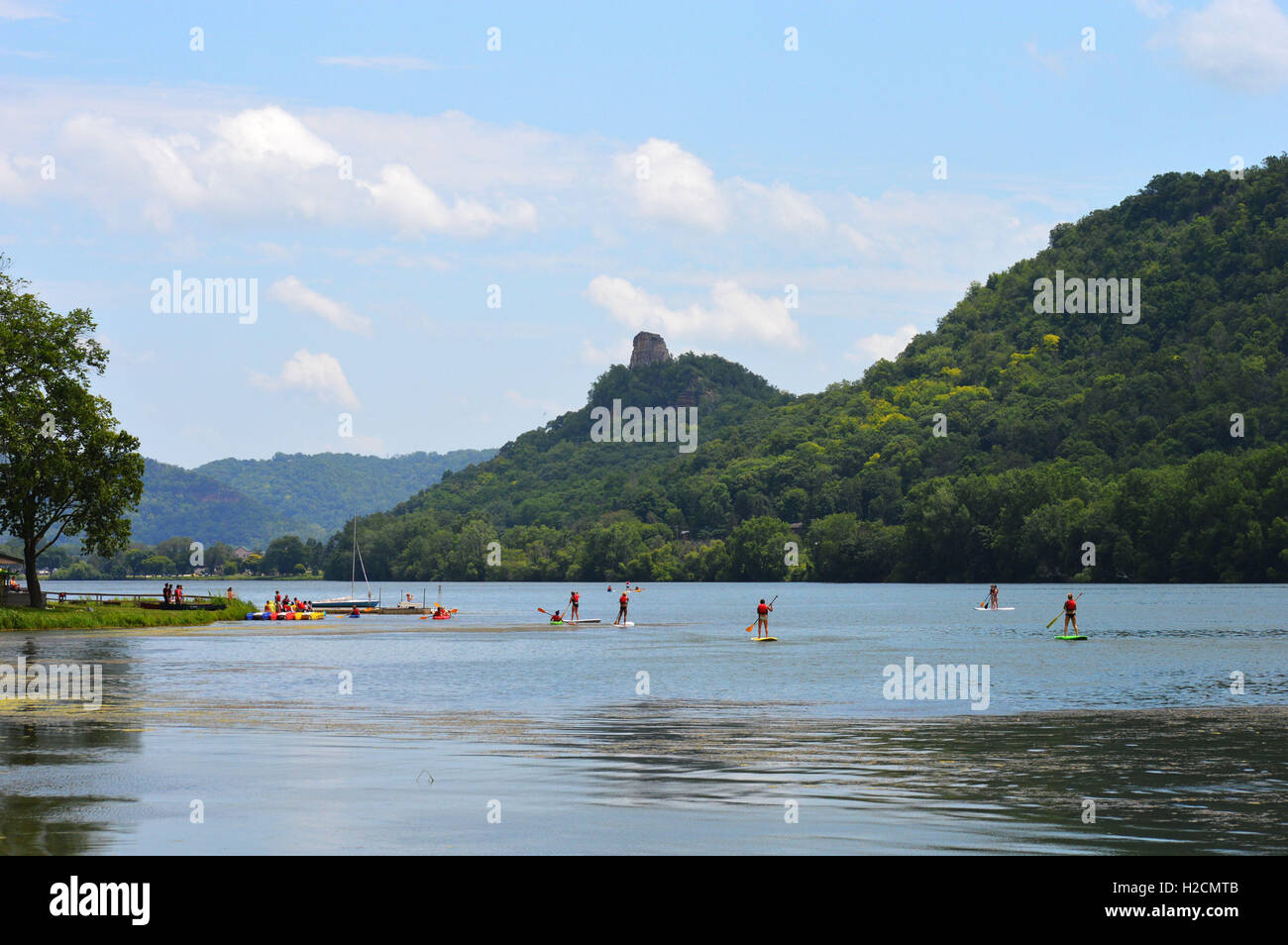 The lakes of Winona Minnesota Stock Photo Alamy