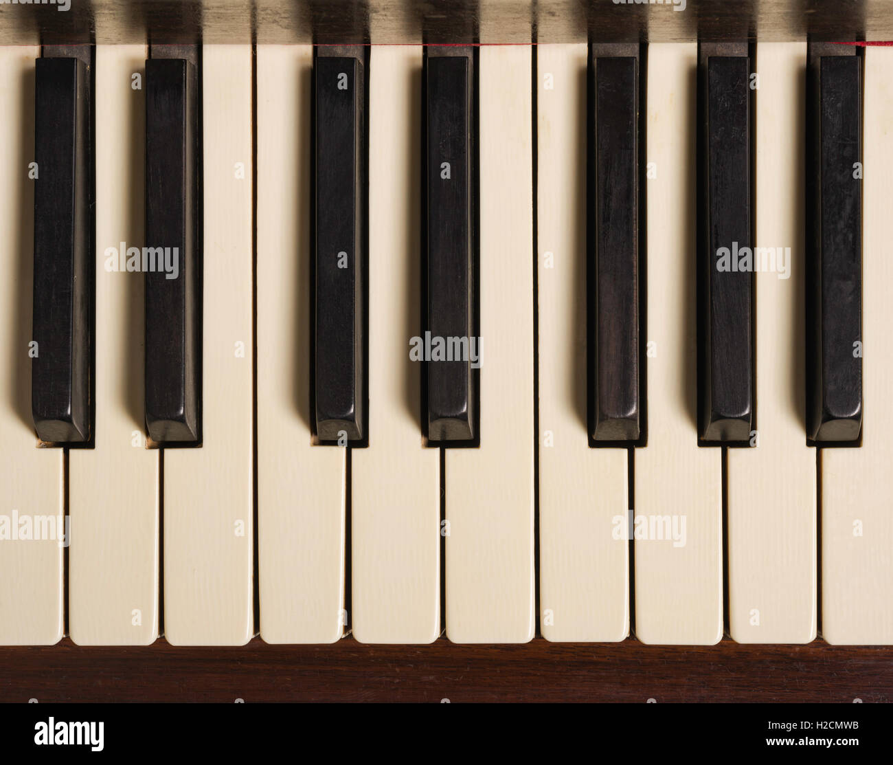 Close up of piano keys Stock Photo