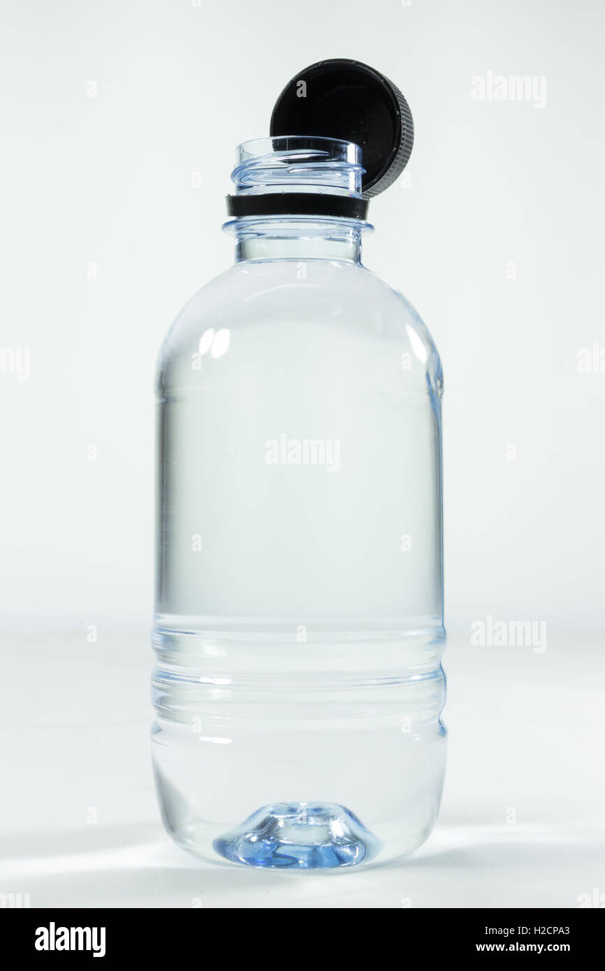 Small glass water bottle stock photo. Image of natural - 143132342