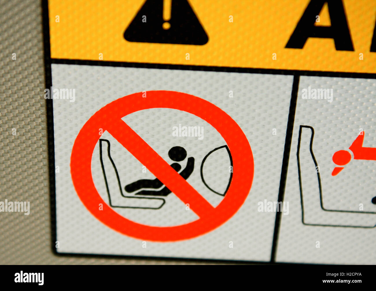 air bag symbol in the car Stock Photo Alamy