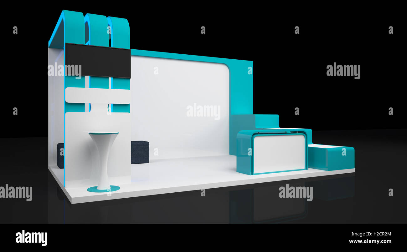 blank modern booth exhibition design Stock Photo Alamy