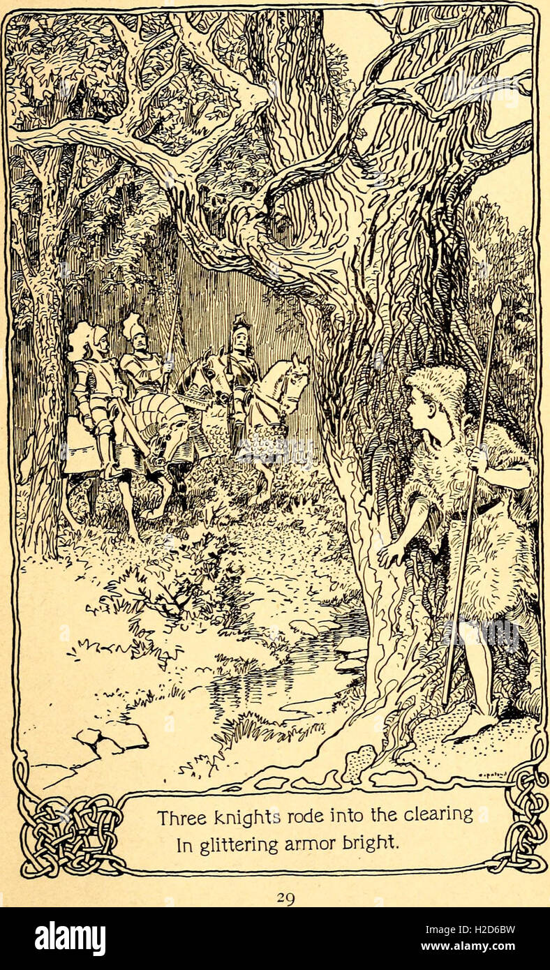 Page, esquire, and knight - a book of chivalry (1910) (1 Stock Photo