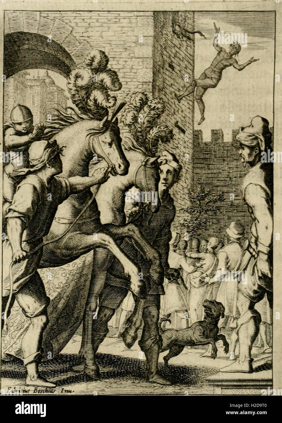 Scelta d'alcuni miracoli e grazie della Santissima Nunziata di Firenze (1636) (1 Stock Photo